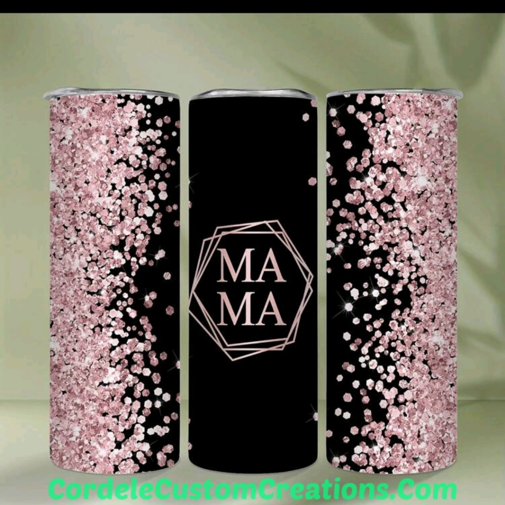 COPY - 1pc 20oz Printed Pink Sunlight Pattern MAMA T